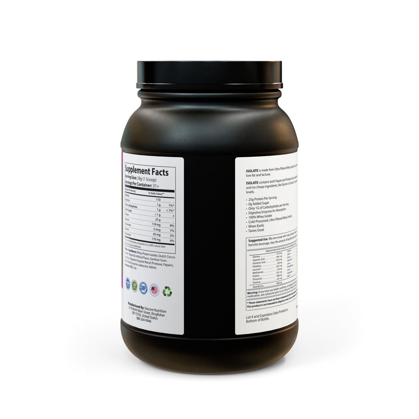 Hella Bad Whey Isolate Protein (907g, 2lb)